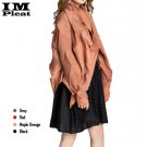 Womens Momoe 2 Pleat Outerwear. Premium. Free Size.