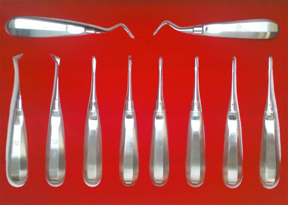 Dental elevators set