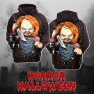 HALLOWEEN CHUCKY - 3D HOODIE SIZES S-5XL