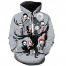 HALLOWEEN CHARACTERS CARTOON 3D HOODIE