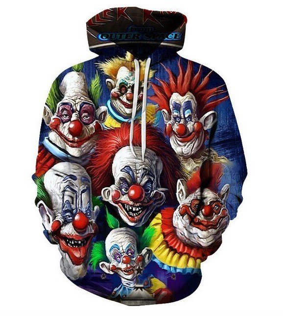 KILLER KLOWNS FROM OUTER SPACE HALLOWEEN 3D HOODIE