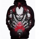 IT CLOWN HALLOWEEN HORROR 3D HOODIE