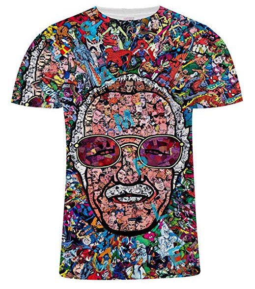 STAN LEE FULL PRINT 3D TSHIRT