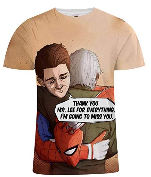 STAN LEE FULL PRINT 3D TSHIRT