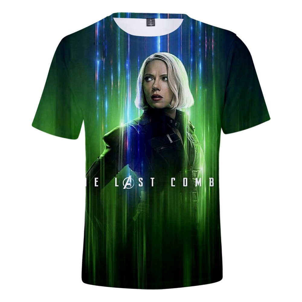 BLACK WIDOW FULL PRINT 3D TSHIRT