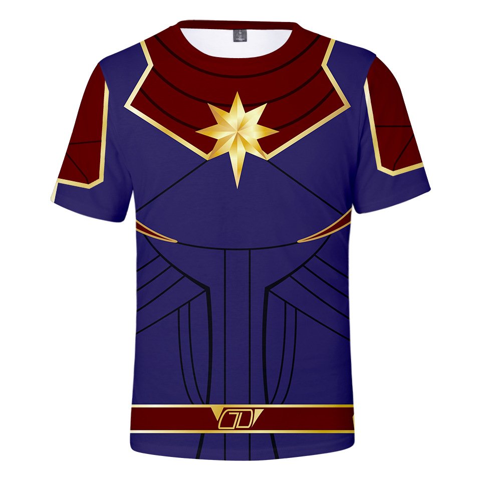 CAPTAIN MARVEL FULL PRINT 3D TSHIRT