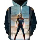 CAPTAIN MARVEL FULL PRINT HOODIE
