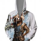 ROCKET RACCOON FULL PRINT ZIPPER HOODIE