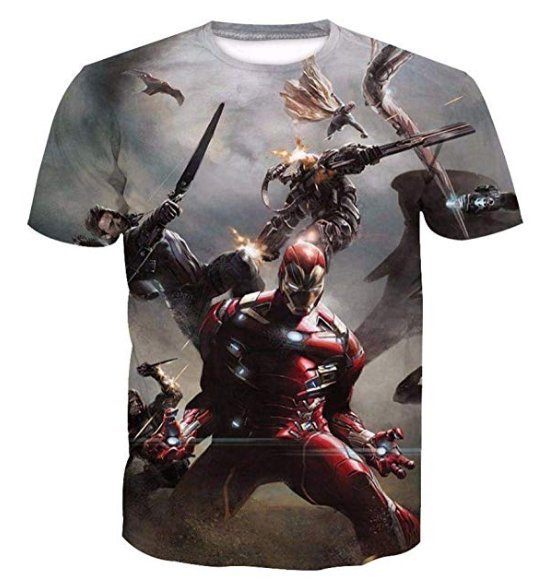 IRON MAN PRINT 3D TSHIRT
