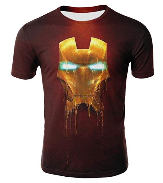 IRON MAN PRINT 3D TSHIRT