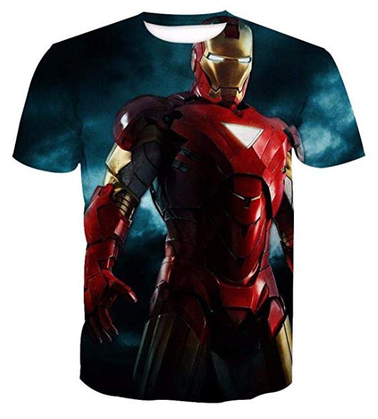 IRON MAN PRINT 3D TSHIRT