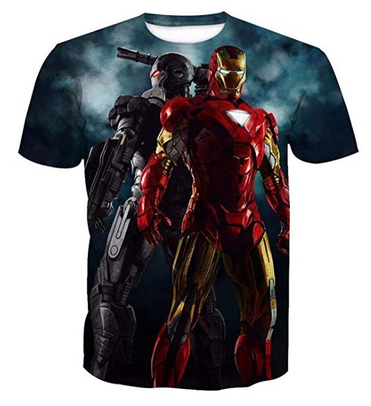 IRON MAN PRINT 3D TSHIRT