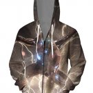 IRON MAN FULL PRINT ZIPPER HOODIE SIZES S-5XL