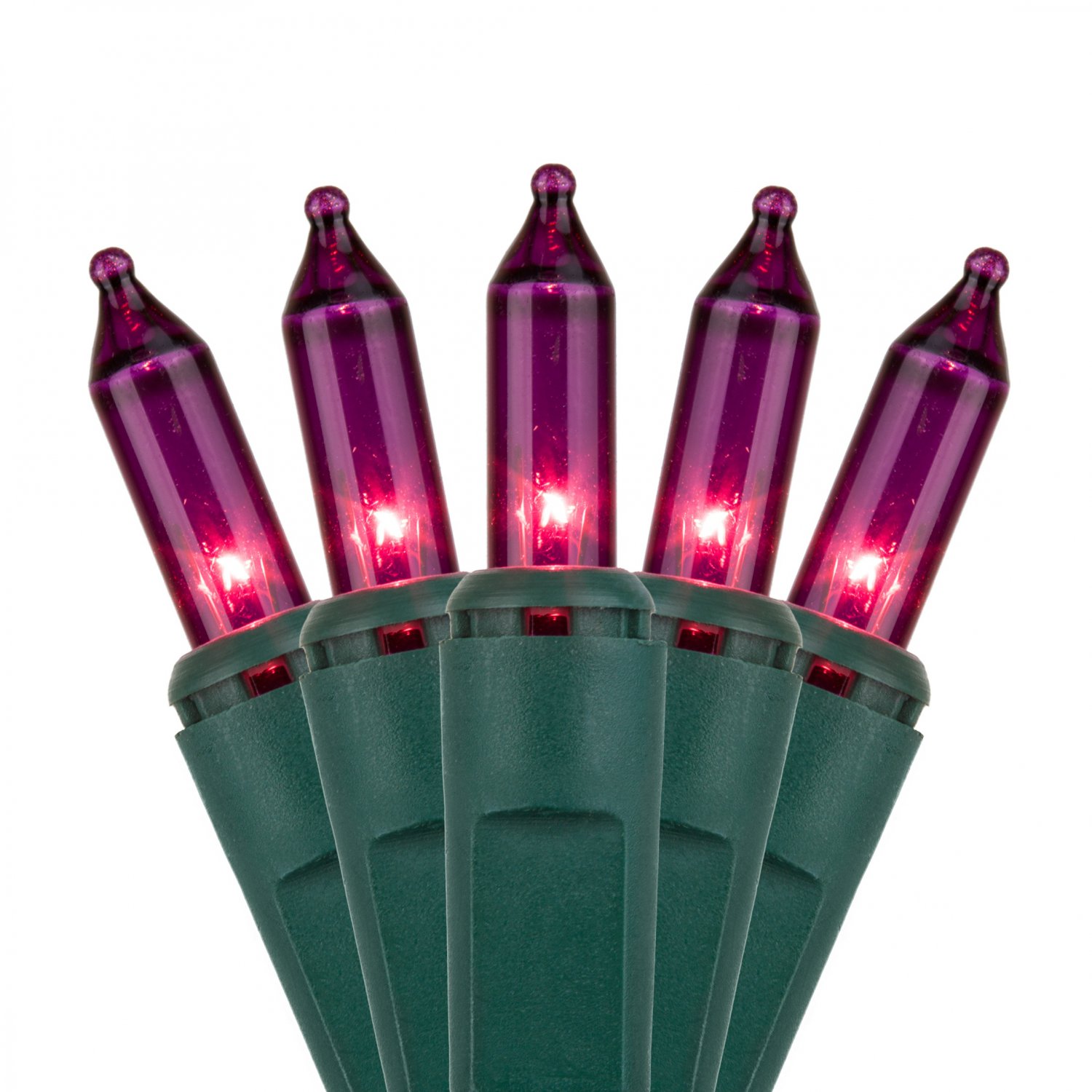 Purple Incandescent Mini Lights 100 Count