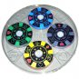 Can You Imagine Light Show Color Changing Poker Chip Coasters & Serving Tray