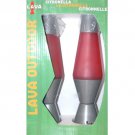 Lava Lamp Brand Lava Outdoor Set of 2 8oz Red Citronella Candle Lights