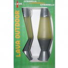 Lava Lite Lamp Brand Lava Outdoor Set of 2 8oz Yellow Citronella Candle Lights