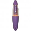 Purple Silver Turbulence Shimmer Liquid Motion Night Light