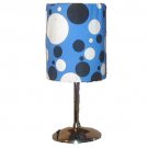 Blue Retro Polka Dot Table Lamp