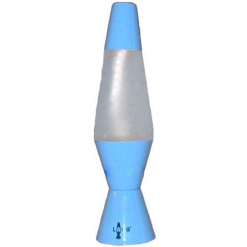 Lava Lite Lamp Brand Outdoor Blue Base 8oz Citronella Candle Light