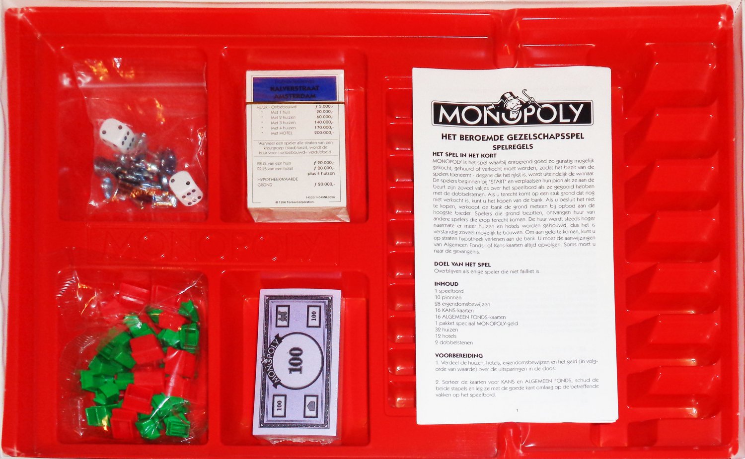 Dutch Monopoly Board Game Netherlands 1996