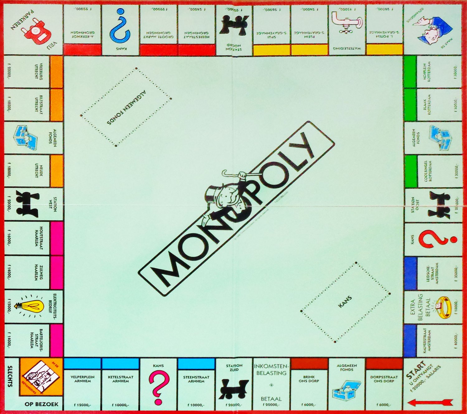 Dutch Monopoly Board Game Netherlands 1996