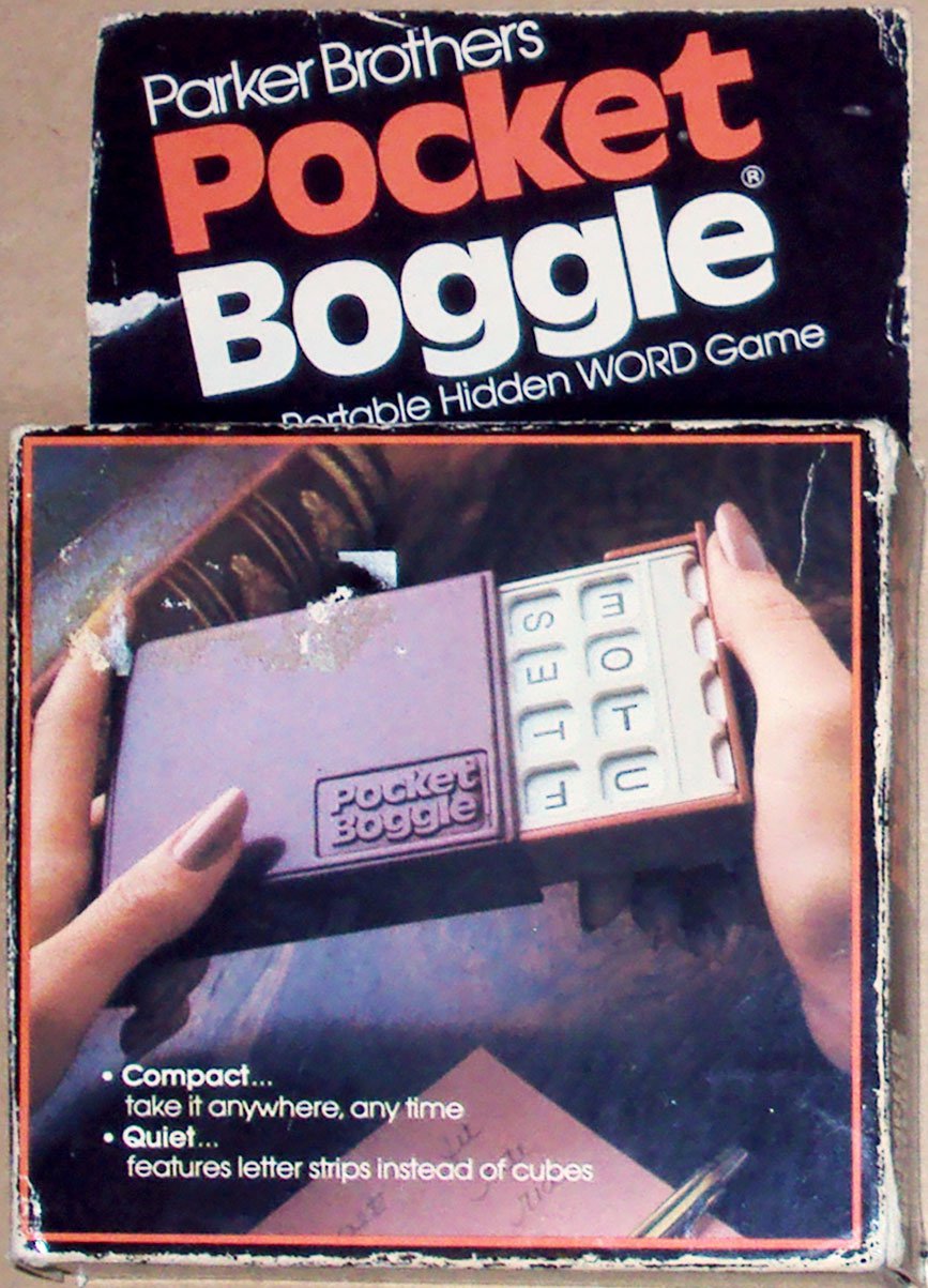 Parker Brothers Boggle Game Pocket Travel Edition 1979