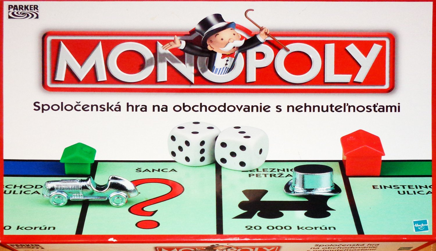 Slovak Slovakian Monopoly Board Game Slovakia 2001