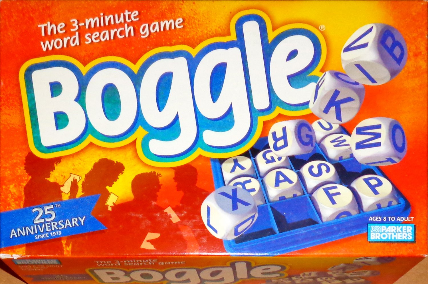 Boggle Word Search Game 25th Anniversary 1996