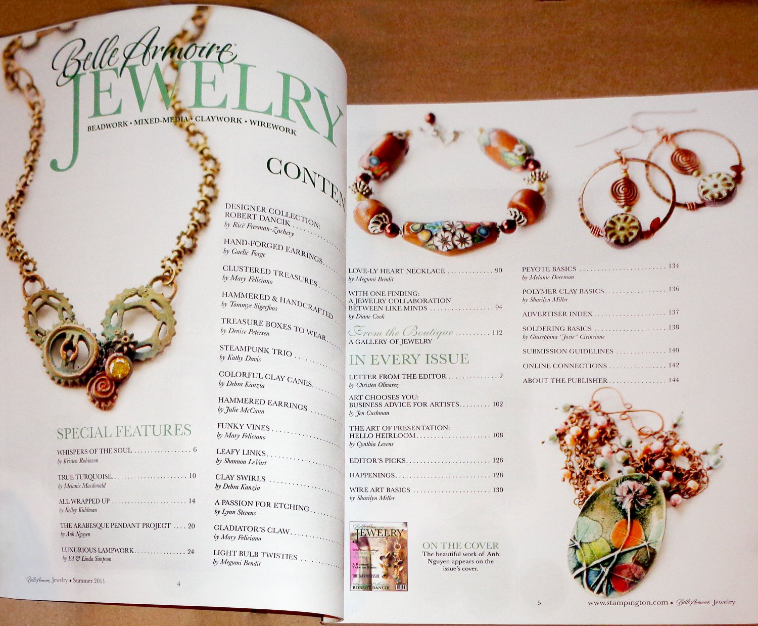 Belle Armoire Jewelry Magazine Summer June/July/August 2011 Volume 7 ...