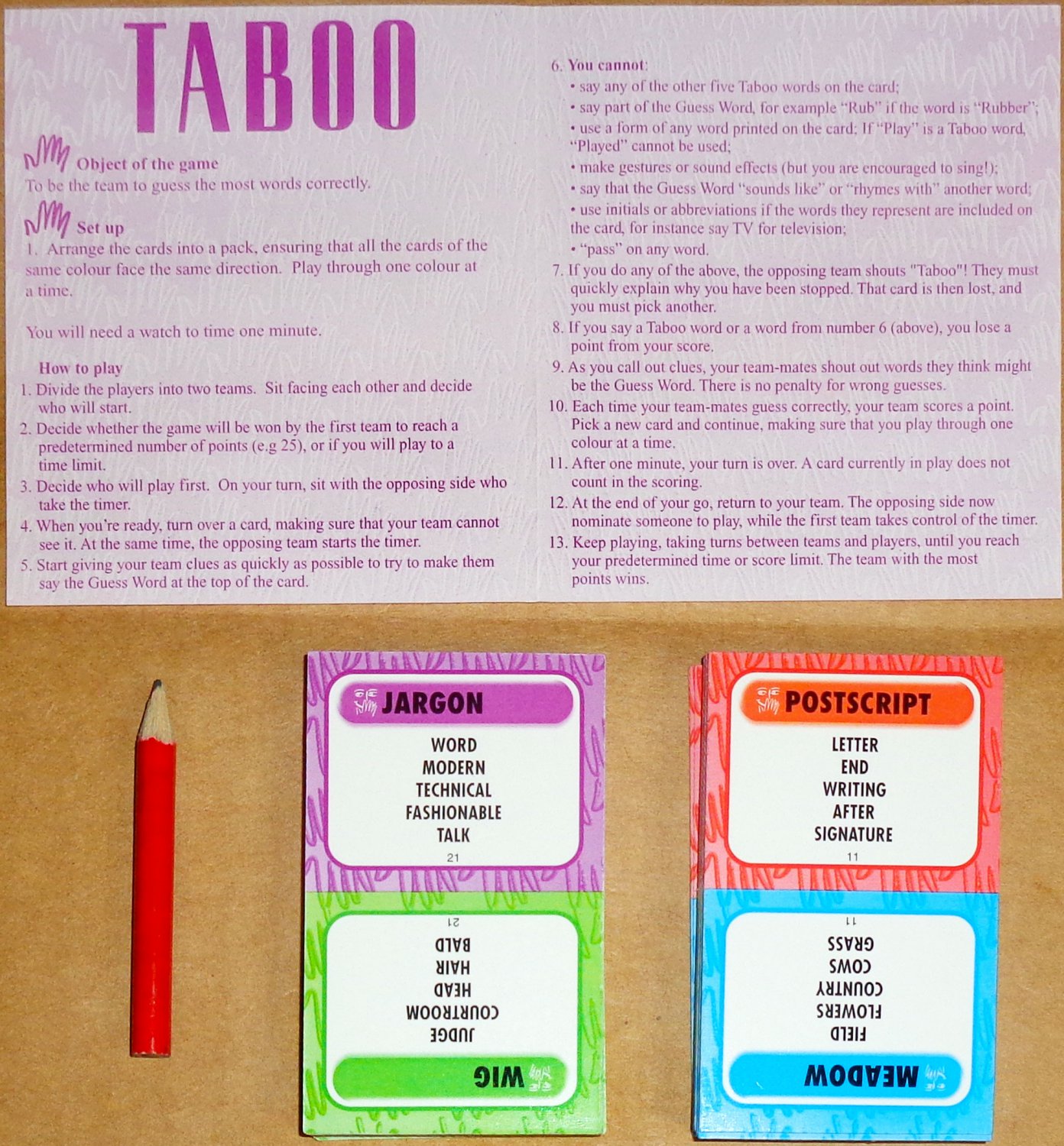 Set of 4 Hasbro Mini Travel Games Pictionary, Trivial Pursuit, Body