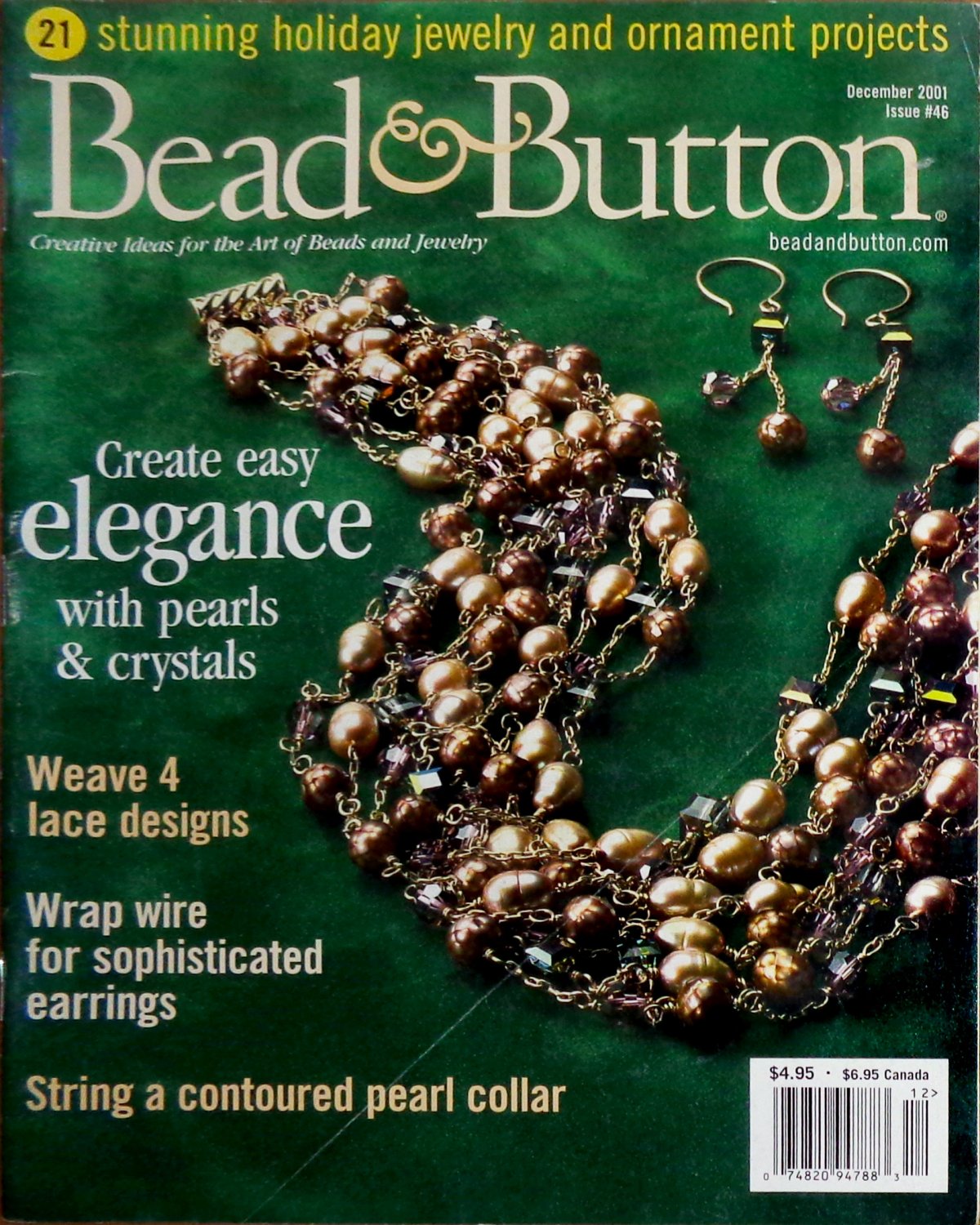 Bead and Button Magazine December 2001 Issue 46