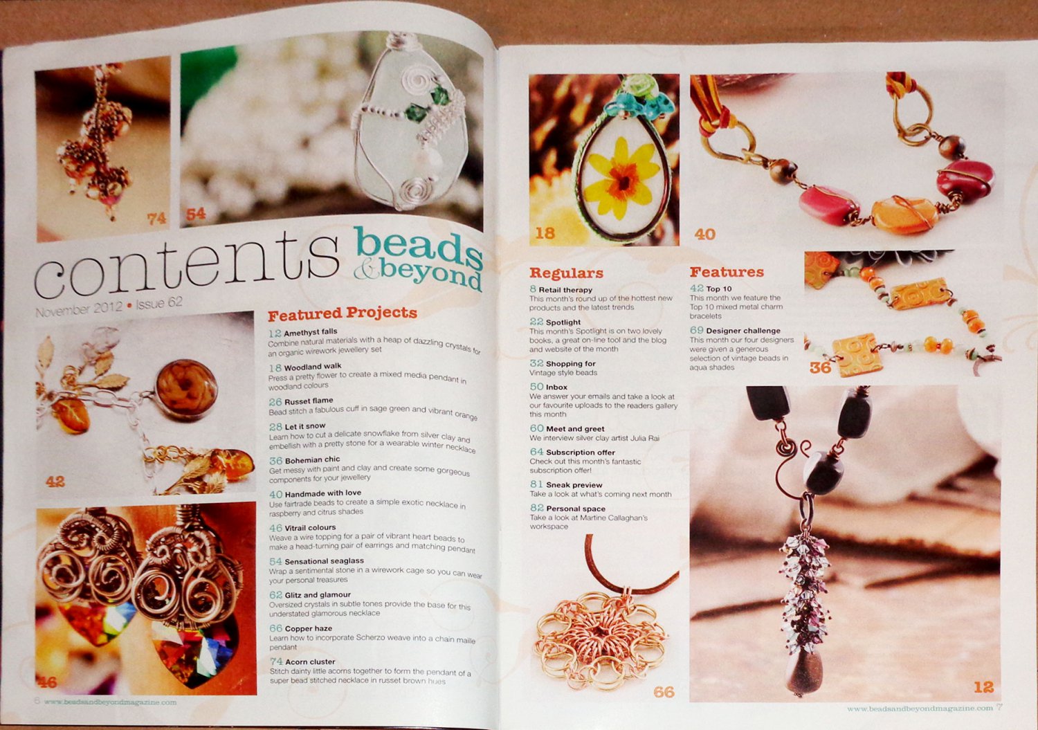 Beads and Beyond UK Magazine November 2012 Issue 62