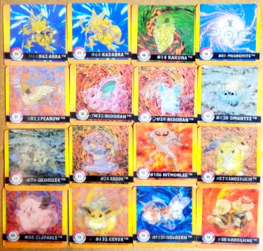 pokemon action cards Pokemon 1999 Action Flipz Lenticular Action Cards Premier Edition Lot of 16