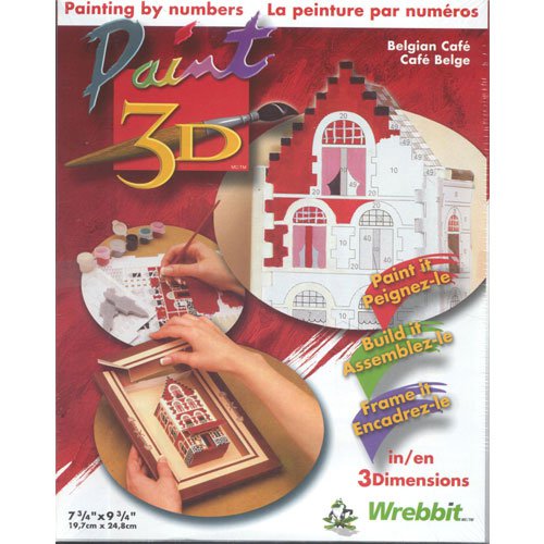 Wrebbit Belgian Cafe Paint 3d Paint by Numbers