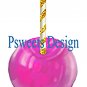 Candy Apples Clipart