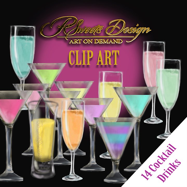 Cocktail and Drink Clipart