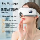 3D 4D Eye Massage Constant Stable Vibration / Adaptable Heat Eyes Massager - Dark Circles Reliever