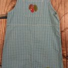 Mickey & Minnie Mouse Girls Size M Blue Gingham Jumper / Romper Dress