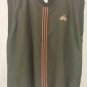 ADIDAS 3 Stripes V-neck Pullover Golf Jacket Vest Black / Red Size XLT Lined