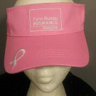 FARM BUREAU Pink BREAST CANCER AWARENESS Ribbon Logo Sun Visor Hat FARM BUREAU Pink BREAST CANCER AWARENESS Ribbon Logo Sun Visor Hat