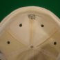 Vtg St. George's Bermuda Ivory Green Embroidered logo Leather Strapback Hat Cap