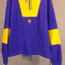 Vintage R&Y Sport 1/4 Zip Pullover Men's XL Purple & Gold Fleece Jacket