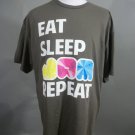 Eat Sleep Jam Repeat Sz 2XL T-Shirt Band Drummer Guitarist Music Lover Gift Tee Eat Sleep Jam Repeat Sz 2XL T-Shirt Band Drummer Guitarist Music Lover Gift Tee