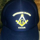 Vtg Freemason Square Compass TN Masonic Blue Foam Trucker Snapback Hat Cap Vtg Freemason Square Compass TN Masonic Blue Foam Trucker Snapback Hat Cap