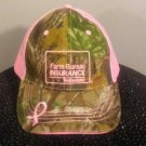 FARM BUREAU Pink Camo Camouflage BREAST CANCER AWARENESS Ribbon Hat Cap FARM BUREAU Pink Camo Camouflage BREAST CANCER AWARENESS Ribbon Hat Cap