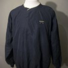 BIG DOG Logo Mens L / Large Navy Blue Long Sleeve Golf Pullover Windbreaker EUC BIG DOG Logo Mens L / Large Navy Blue Long Sleeve Golf Pullover Windbreaker EUC