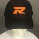 Rival Boxing Black Embroidered Logo Fitted Baseball Cap Size Small Hat Rival Boxing Black Embroidered Logo Fitted Baseball Cap Size Small Hat