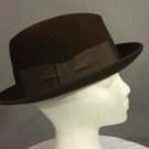 VINTAGE Brown FEDORA Hat Templeform Stylepark New York VINTAGE Brown FEDORA Hat Templeform Stylepark New York