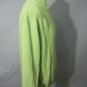 Eddie Bauer Size L Green Pullover 1/4 Zip Mock Neck ribbed cotton Sweater